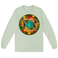 Matcha Christmas gemstone joy ornament Long Sleeve Tee - Artiststas