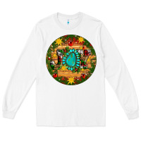White Christmas gemstone joy ornament Long Sleeve Tee - Artiststas