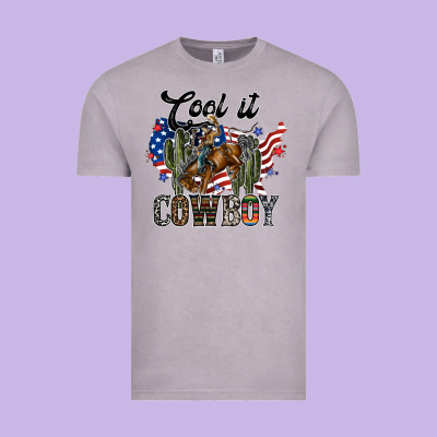 Cool It Cowboy Vintage Tee Designed By Sublimationcraftshop