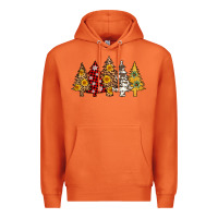 Carrot leopard christmas trees Premium Hoodie - AdoDesignShop
