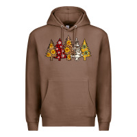 Chestnut leopard christmas trees Premium Hoodie - AdoDesignShop