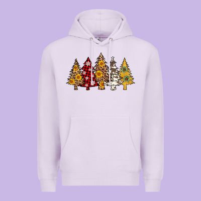 Leopard Christmas Trees Premium Hoodie Designed By Adodesignshop
