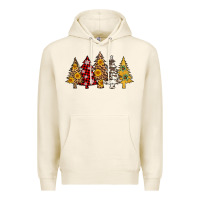 Tofu leopard christmas trees Premium Hoodie - AdoDesignShop