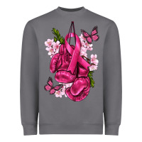 Storm Cancer Boxing Gloves with Ribbon Heavyweight Sweatshirt - texasbilliewilder