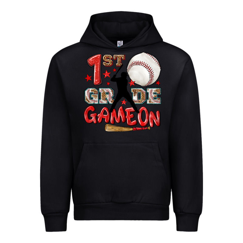 Back To School 1st Baseball Game On Urban Hoodie by NancyCooperArtShop | Teevron