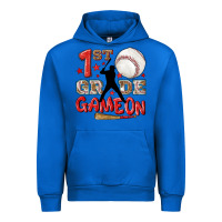 Cobalt back to school 1st baseball game on Urban Hoodie - NancyCooperArtShop