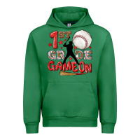 Emerald back to school 1st baseball game on Urban Hoodie - NancyCooperArtShop
