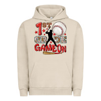Pigment French Oak back to school 1st baseball game on Urban Hoodie - NancyCooperArtShop