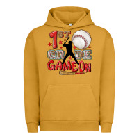 Pigment Peanut Butter back to school 1st baseball game on Urban Hoodie - NancyCooperArtShop