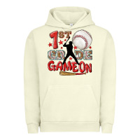 Pigment Pistachio back to school 1st baseball game on Urban Hoodie - NancyCooperArtShop