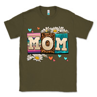 Army Green daisy mom Classic Tee - AdoDesignShop
