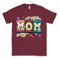 Burgundy daisy mom Classic Tee - AdoDesignShop