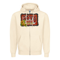 Sandshell ladybug  love bug backround Zipper Hoodie - BarkalooDesign