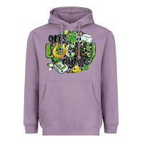 Lavender one lucky nurse Heavyweight Hoodie - MaliasSmallBusiness