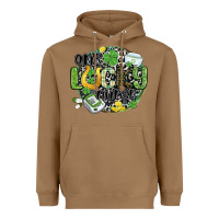 Toasted Coconut one lucky nurse Heavyweight Hoodie - MaliasSmallBusiness