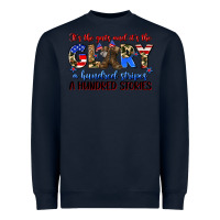 Navy it's the guts and it's the glory a hundred stripes Heavyweight Sweatshirt - Zillion Design Studio