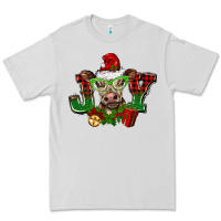 Dove Grey christmas joy cow Premium Tee - BarkalooDesign
