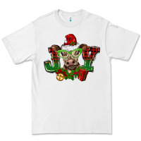 White christmas joy cow Premium Tee - BarkalooDesign