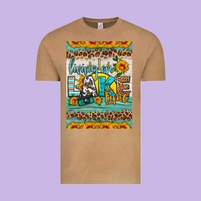 Living On Lake Time Air Freshener Vintage Tee Designed By Hra Design Shop