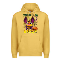 Antique Gold too cute to spook Premium Hoodie - LillyAllenDesigns