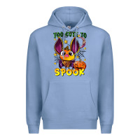 Colony Blue too cute to spook Premium Hoodie - LillyAllenDesigns