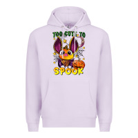 Lilac too cute to spook Premium Hoodie - LillyAllenDesigns