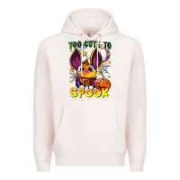 Pale Pink too cute to spook Premium Hoodie - LillyAllenDesigns