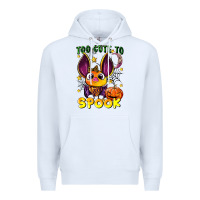 White too cute to spook Premium Hoodie - LillyAllenDesigns