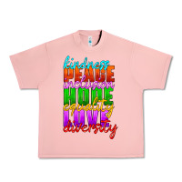Salmon kindness peace inclusion hope equality love diversity Urban Heavy Tee - HRA Design Shop