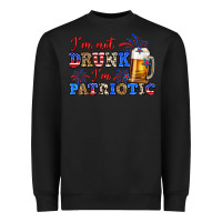 Black i'm not drunk i'm patriotic zillion Heavyweight Sweatshirt - Zillion Design Studio