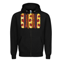 Black ladybug  brushstrokes Zipper Hoodie - BarkalooDesign