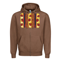Chestnut ladybug  brushstrokes Zipper Hoodie - BarkalooDesign