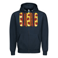 Navy ladybug  brushstrokes Zipper Hoodie - BarkalooDesign