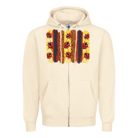 Sandshell ladybug  brushstrokes Zipper Hoodie - BarkalooDesign