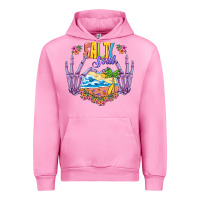 Fuchsia Pink Salty soul Urban Hoodie - NancyCooperArtShop
