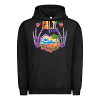 Pigment Black Salty soul Urban Hoodie - NancyCooperArtShop