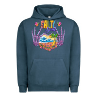 Pigment Midnight Navy Salty soul Urban Hoodie - NancyCooperArtShop