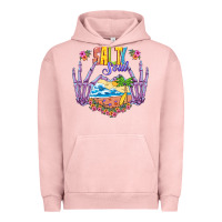 Pigment Salmon Salty soul Urban Hoodie - NancyCooperArtShop