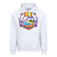 White Salty soul Urban Hoodie - NancyCooperArtShop