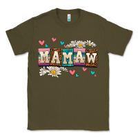 Army Green daisy mamaw Classic Tee - AdoDesignShop
