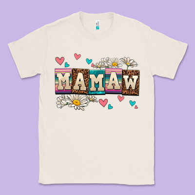 Daisy Mamaw Classic Tee Designed By Adodesignshop