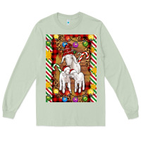 Matcha Christmas goat family Long Sleeve Tee - Artiststas