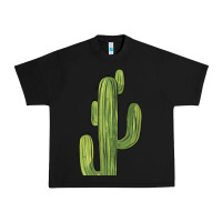 Black cactus Urban Heavy Tee - BarkalooDesign
