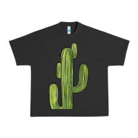Pigment Black cactus Urban Heavy Tee - BarkalooDesign