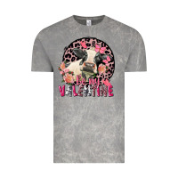 Cloud Rock be my valentine holstein cow valentine's day Vintage Tee - FaDigitalArtStudio