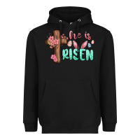 Black he is risen Heavyweight Hoodie - MaliasSmallBusiness