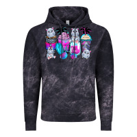 Cloud Black hippopotamus coffee cups Vintage Hoodie - Zillion Design Studio