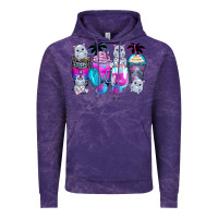 Cloud Purple hippopotamus coffee cups Vintage Hoodie - Zillion Design Studio