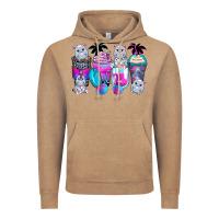 Vintage Coffee hippopotamus coffee cups Vintage Hoodie - Zillion Design Studio