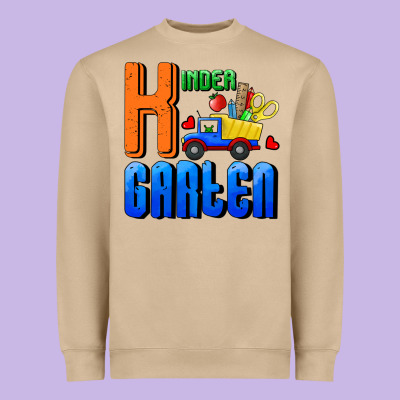 Kindergarten Heavyweight Sweatshirt Designed By Ranaportraitstore